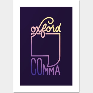 Oxford Comma Posters and Art